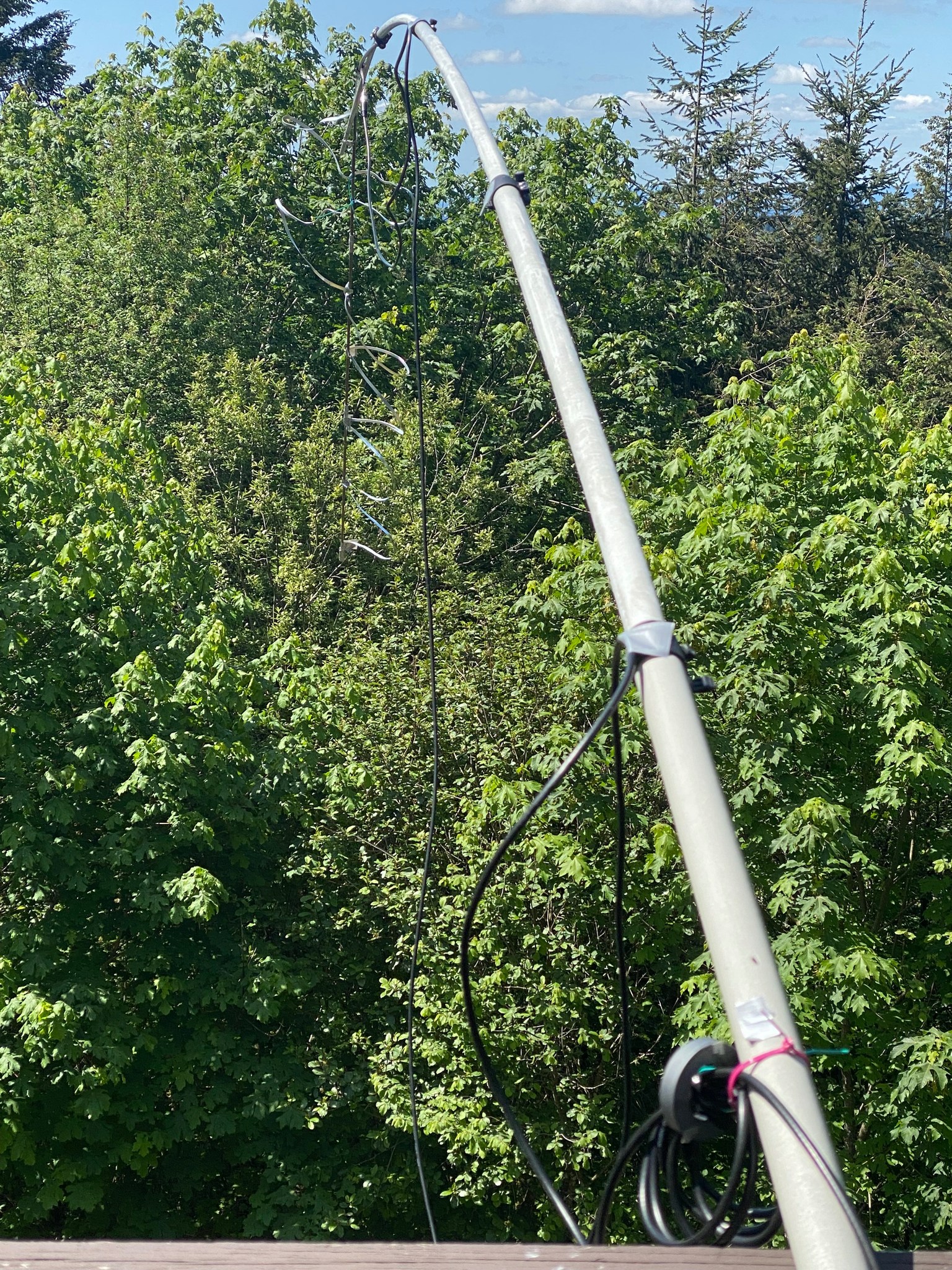 New Antenna: Simple 20m horizontal half-wave dipole