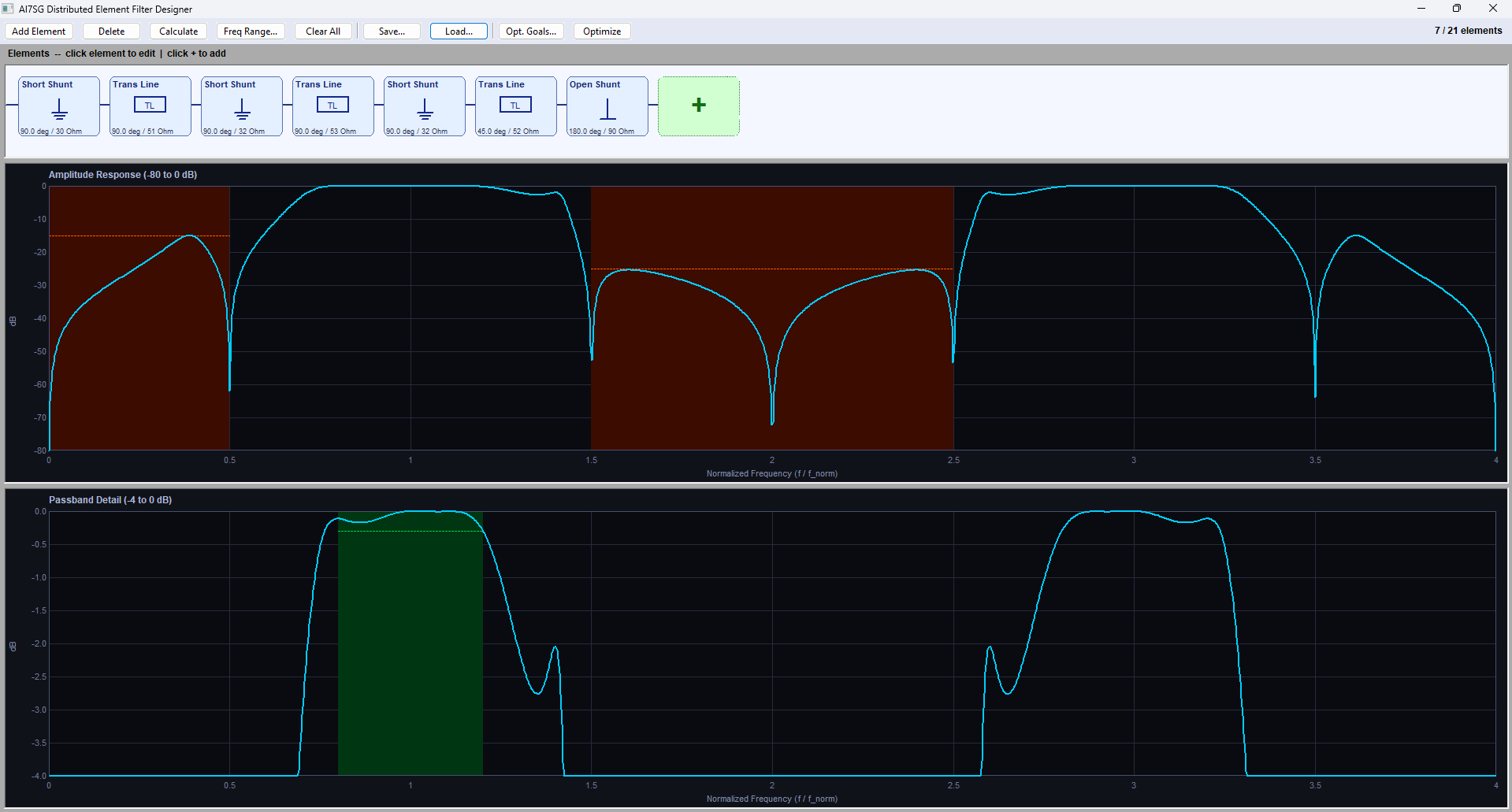 Free Distributed Element Filter Software